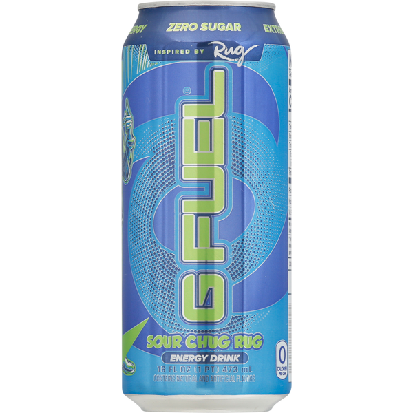 Energy & Sports Drinks G FUEL Energy Drink, Zero Sugar, Sour Chug Rug hero