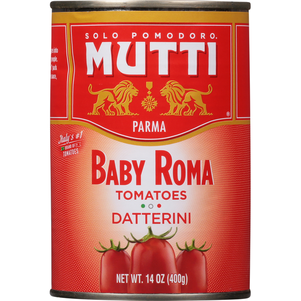 Pasta Sauce Mutti Tomatoes, Baby Roma hero