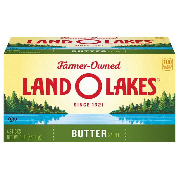 Butter, Margarine and Spread Land O Lakes Butter, Salted hero