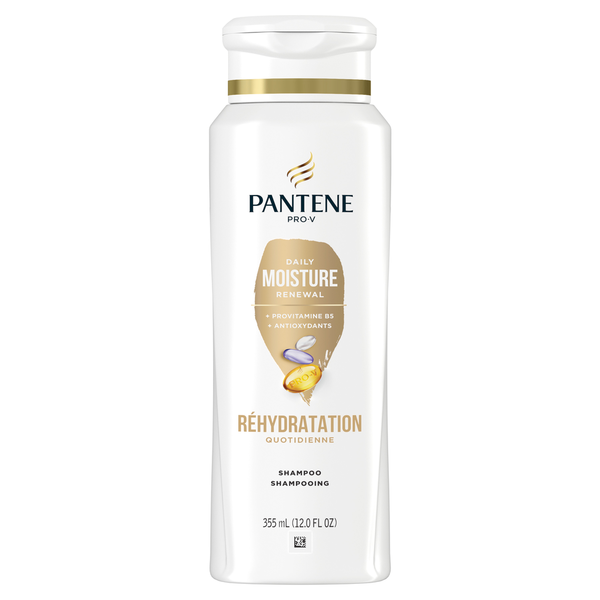 Hair Care Pantene Shampoo, Pro V Daily Moisture Renewal for All Hair Types, Color Safe hero