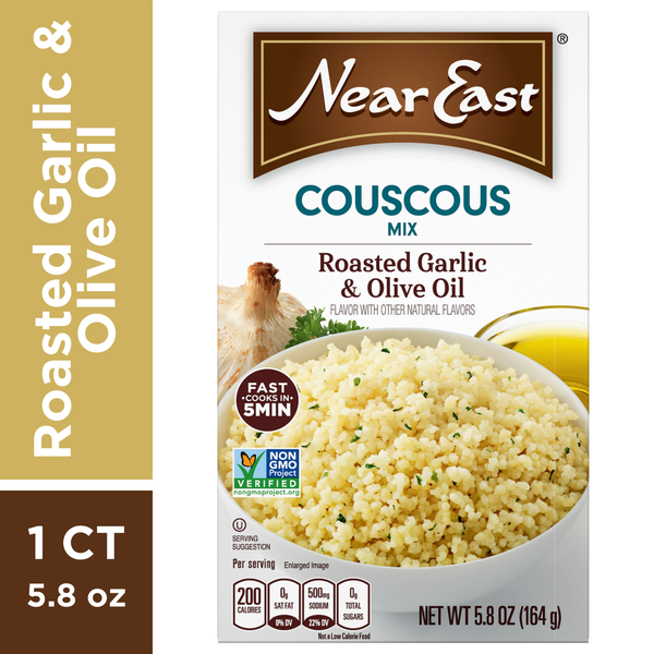 Instant Foods Near East Roasted Garlic & Olive Oil Couscous Mix hero