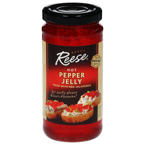 Spreads Reese's Pepper Jelly, Hot hero