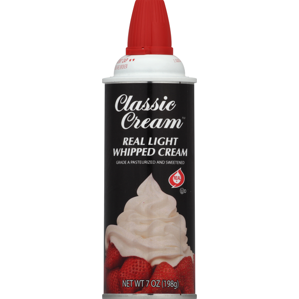 Cream Classic Cream Whipped Cream, Real Light hero