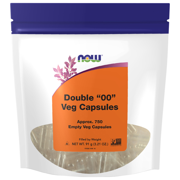 More Household NOW Empty Capsules, Vegetarian, Double 00" hero