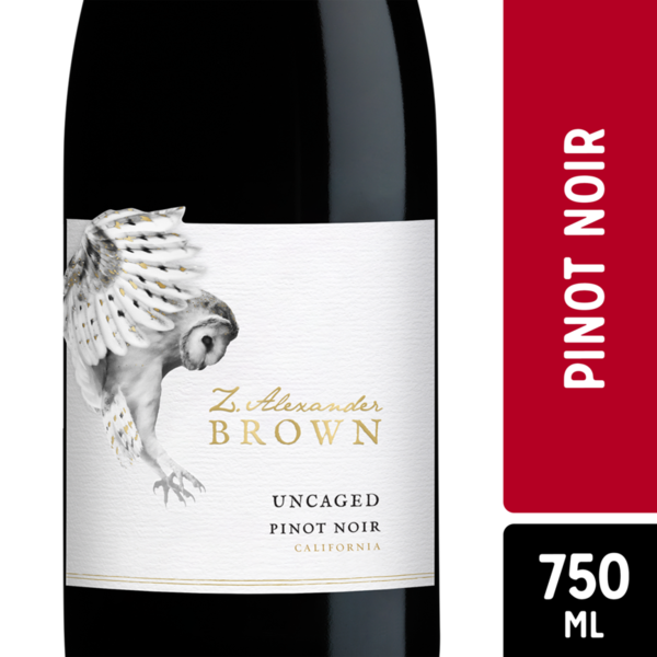 Red Wine Z. Alexander Brown Pinor Noir, Uncaged, 2018 hero