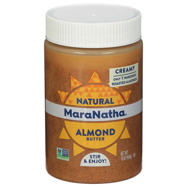 Spreads & Nut Butters MaraNatha Almond Butter, Natural, Creamy hero