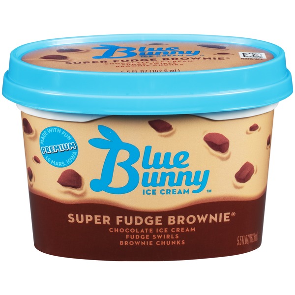 Ice Cream & Ice Blue Bunny Super Fudge Brownie Ice Cream hero