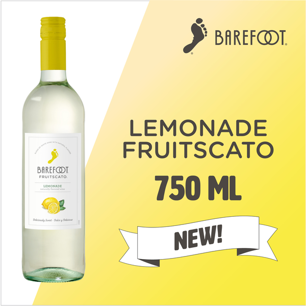 White Wine Barefoot Fruitscato Lemonade Wine 750ml hero