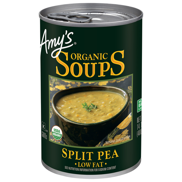 Soup, Broth & Bouillon Amy's Kitchen Split Pea Soup hero