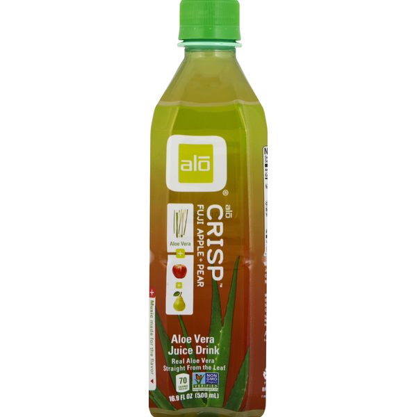 Juice & Nectars ALO Juice Drink, Aloe Vera, Crisp Fuji Apple + Pear hero