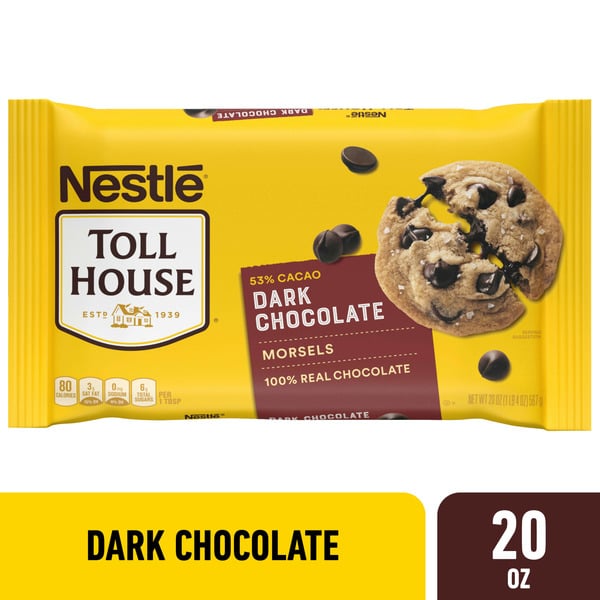 Baking Ingredients Toll House Dark Chocolate Chips hero