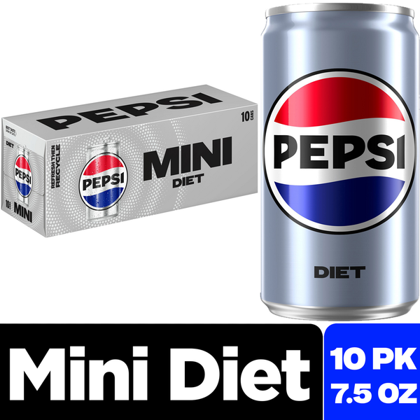 Soft Drinks Pepsi Mini Diet Soda hero