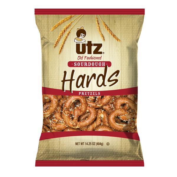 Chips & Pretzels Utz Old Fashioned Sourdough Hards Pretzels hero