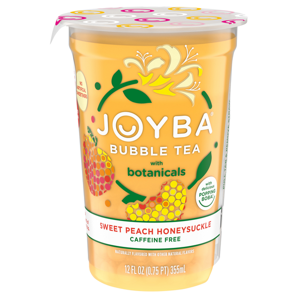 Tea Joyba Bubble Tea, Sweet Peach Honeysuckle hero