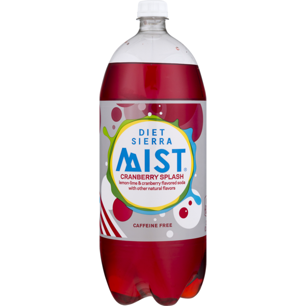 Soft Drinks Sierra Mist Diet Flavored Soda Cranberry Splash hero