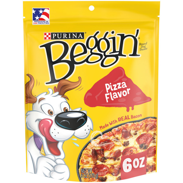 Dog Food & Care Purina Beggin' Dog Treats With Real Bacon, Pizza Flavor hero