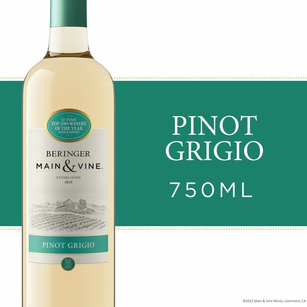 White Wines Beringer Main & Vine Pinot Grigio White Wine hero