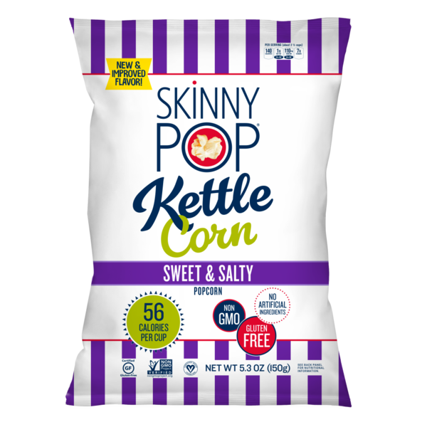 Popcorn, Puffs & Jerky SkinnyPop Popcorn Sweet & Salty Kettle hero