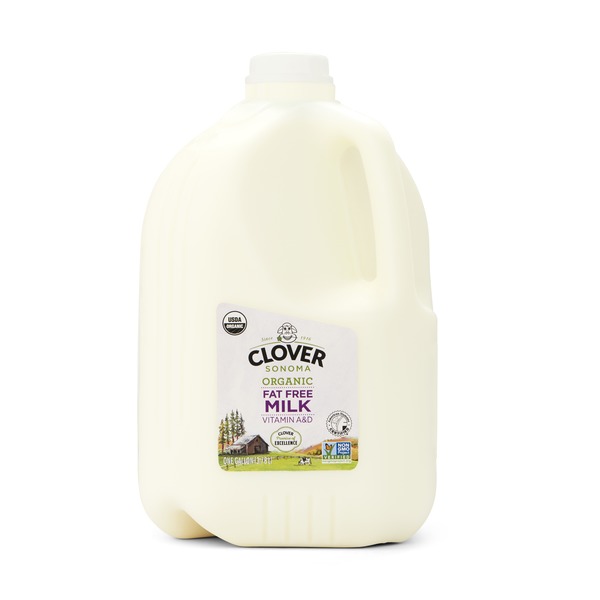 Milk Clover Sonoma Organic Fat Free Milk Gallon hero