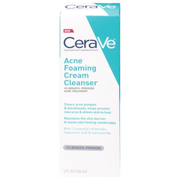 Facial Care CeraVe Acne Foaming Cream Cleanser hero