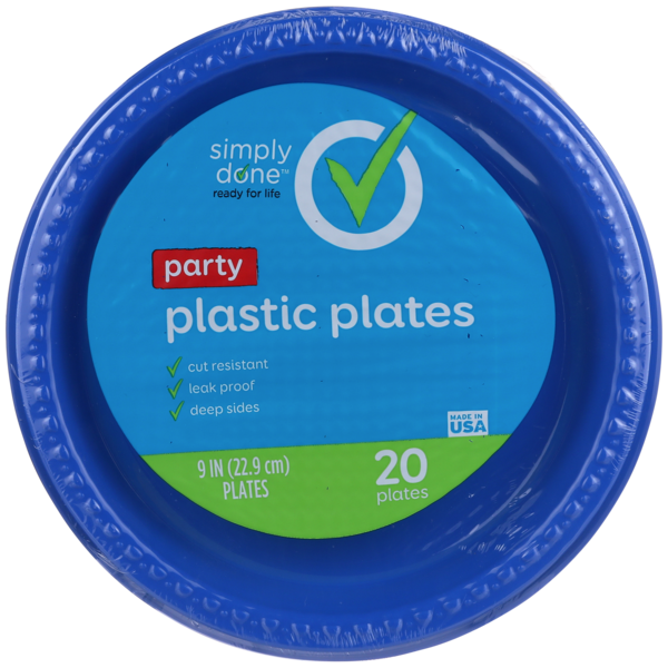 Simply Done Party Plastic Plates hero