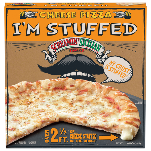 Cleaning Products Screamin' Sicilian Pizza, I'm Stuffed, Cheese hero