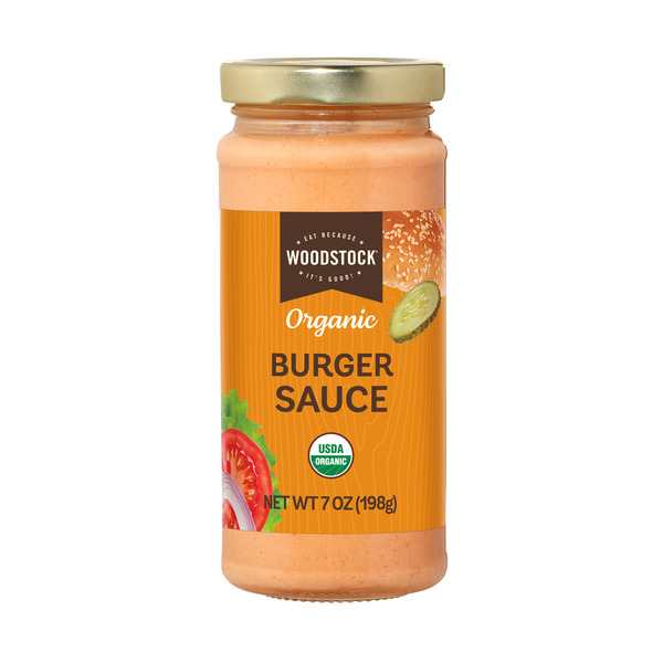 WOODSTOCK Organic Burger Sauce hero