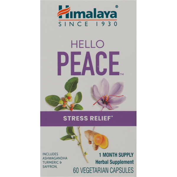 Dietary Supplements Himalaya Hello Peace, Vegetarian Capsules hero