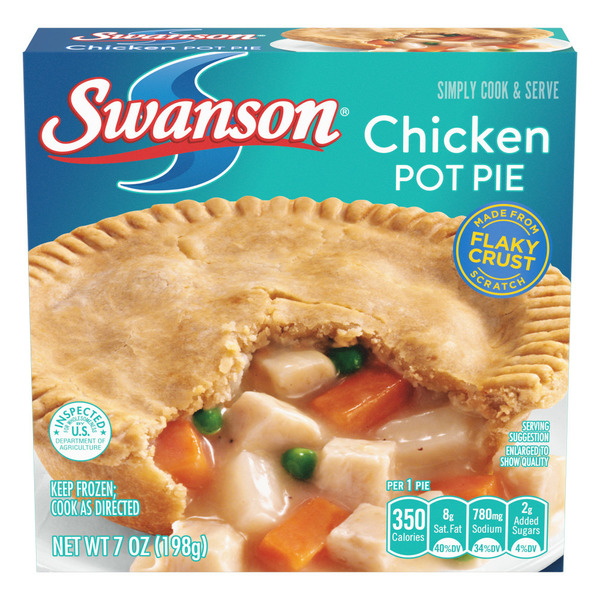 Frozen Meals Swanson's Individual Chicken Pot Pie Frozen Meal hero