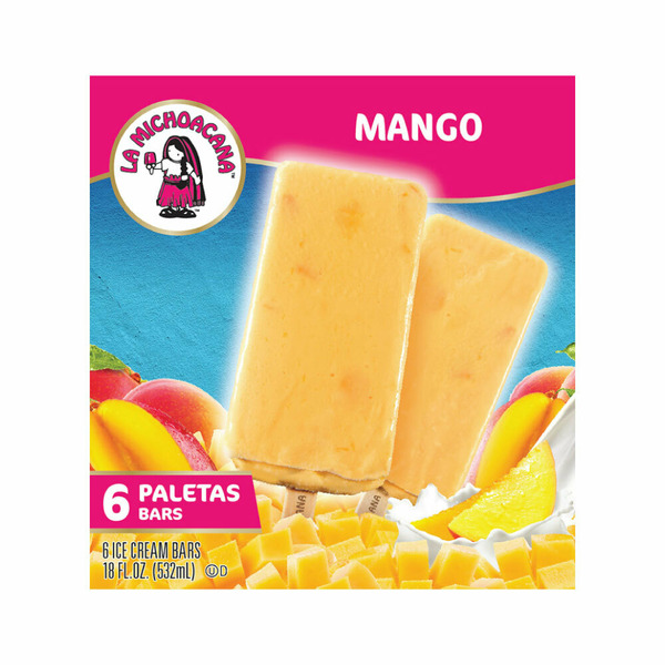 Ice Cream & Toppings La Michoacana Mango, Ice Cream Bars Paletas hero