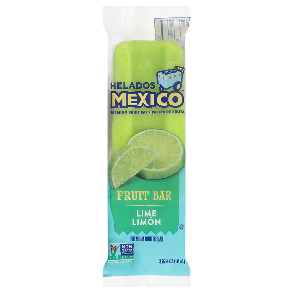 Ice Cream & Ice Helados Mexico Fruit Ice Bar, Lime, Premium hero