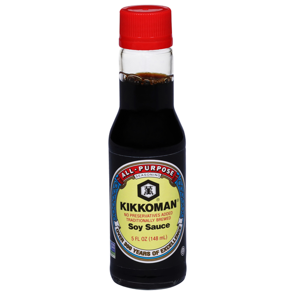 Asian Foods Kikkoman Soy Sauce hero