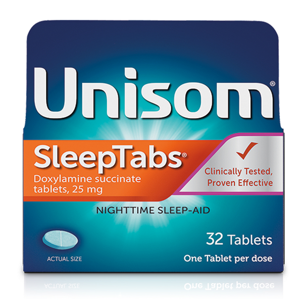 Stress & Sleep Aids Unisom Nighttime Sleep-Aid, 25 mg, Tablets hero