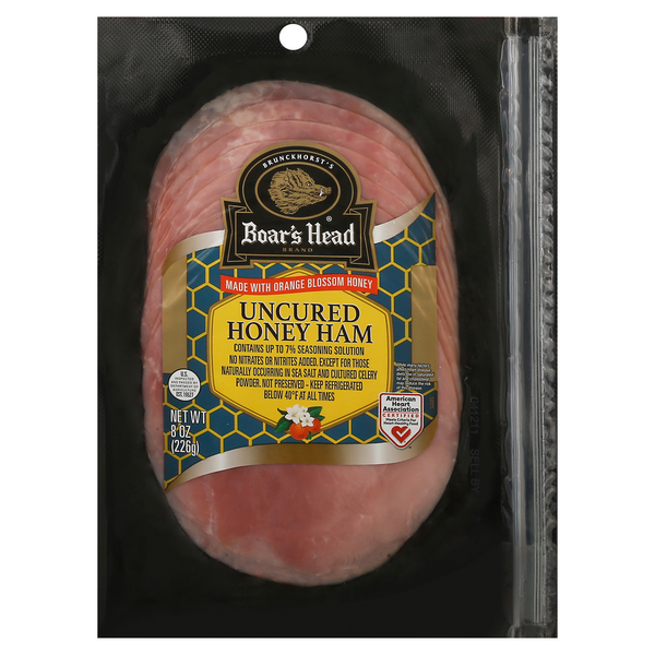 Lunch Meat Boar's Head Uncured Honey Ham hero