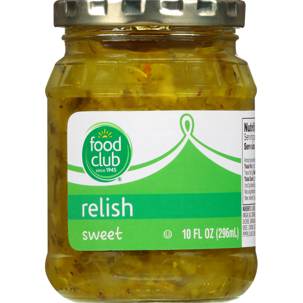 Condiments Food Club Relish, Sweet hero