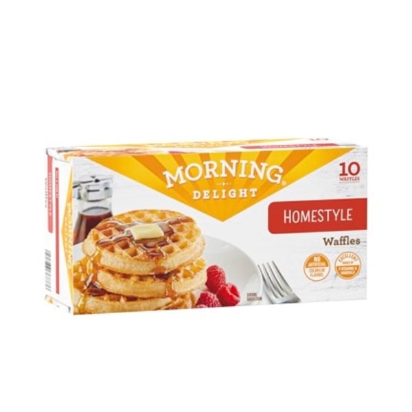 Frozen Breakfast Morning Delight’s Homestyle Waffles 10 CT hero