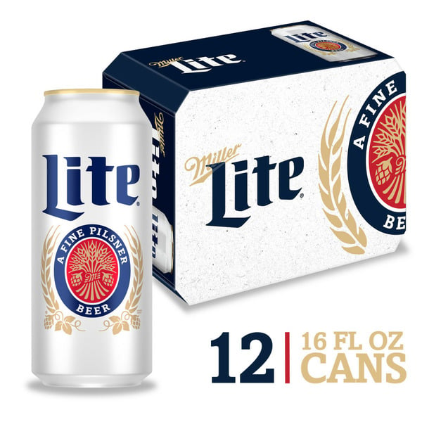 Beers & Coolers Miller Lite American Light Lager Beer hero