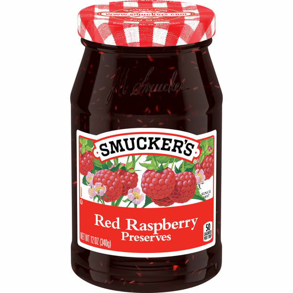 Nut butters & Preserves Smucker's Preserves, Red Raspberry hero