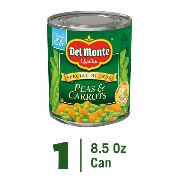 Canned/Jarred Vegetables Del Monte SPECIAL BLENDS Peas & Carrots, Canned Vegetables hero