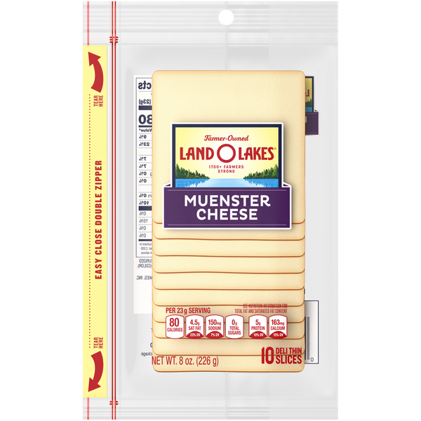 Specialty Cheeses Land O Lakes Muenster Cheese hero