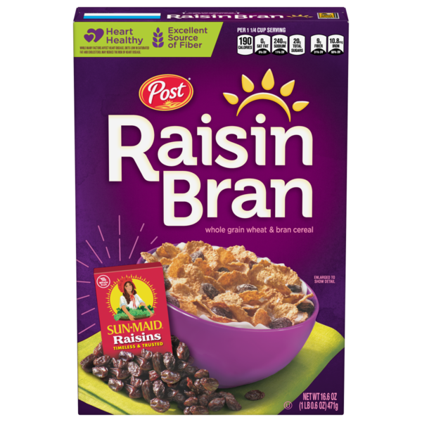 Cereal Post Raisin Bran Breakfast Cereal hero