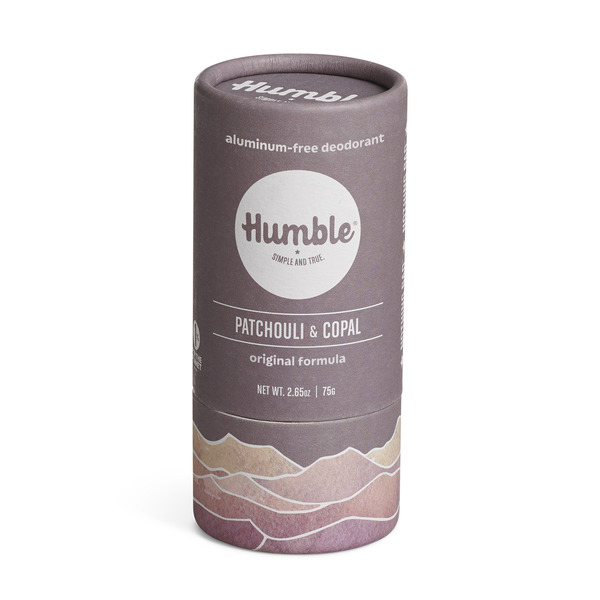 Deodorants Humble Brands Patchouli & Copal, Plastic Free Deodorant hero