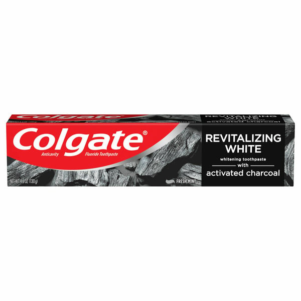 Oral Hygiene Colgate Teeth Whitening Activated Charcoal Toothpaste, Fresh Mint hero