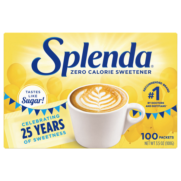 Baking Ingredients Splenda No Calorie Sweetener, Packets hero