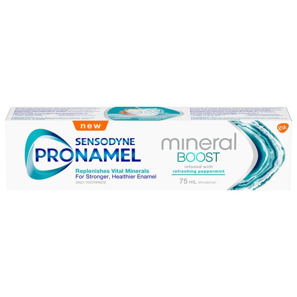 Oral Hygiene Sensodyne Pronamel Pronamel Mineral Boost Refreshing Peppermint hero