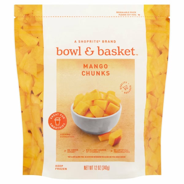 Frozen Produce Bowl & Basket Mango Chunks hero