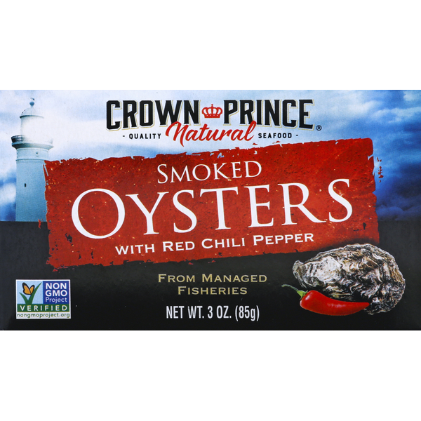 Canned Meat & Seafood Crown Prince Smoked Oysters hero