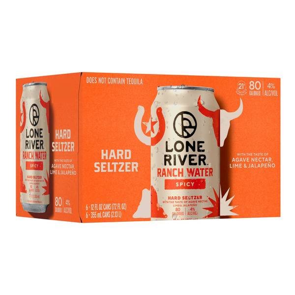 Beers & Coolers Lone River Ranch Water Spicy Hard Seltzer hero