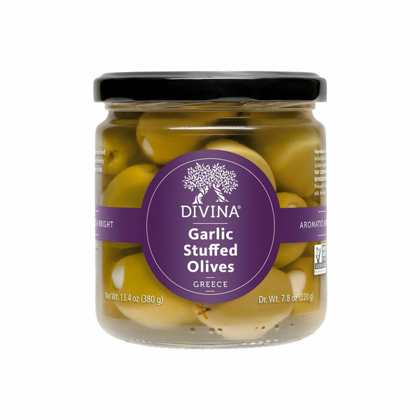 Pickled Goods & Olives Divina Garlic Stuffed Olives hero