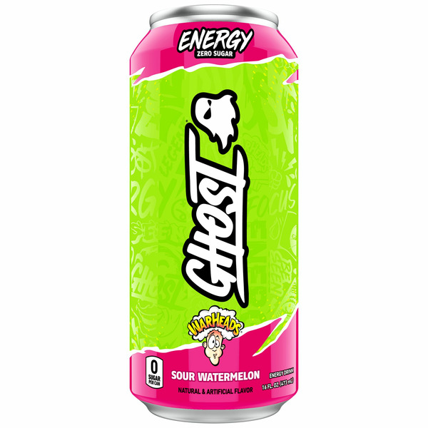 Energy Drinks GHOST Energy Drink, Sour Watermelon, 12 Pack hero